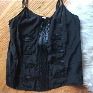 EUC UO Silence and Noise Sequined Tank Top Small​​​​​